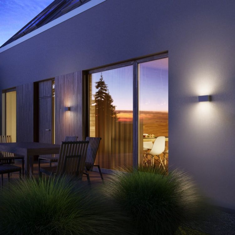 TORINO ścienna biała  230V LED 2x5W IP54  3000K