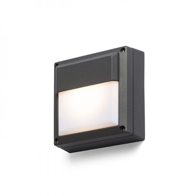 DELTA 145 ścienna antracyt  230V GX53 9W IP54