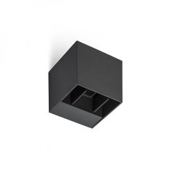 CARRE ścienna antracyt  230V LED 2x3W IP54  3000K