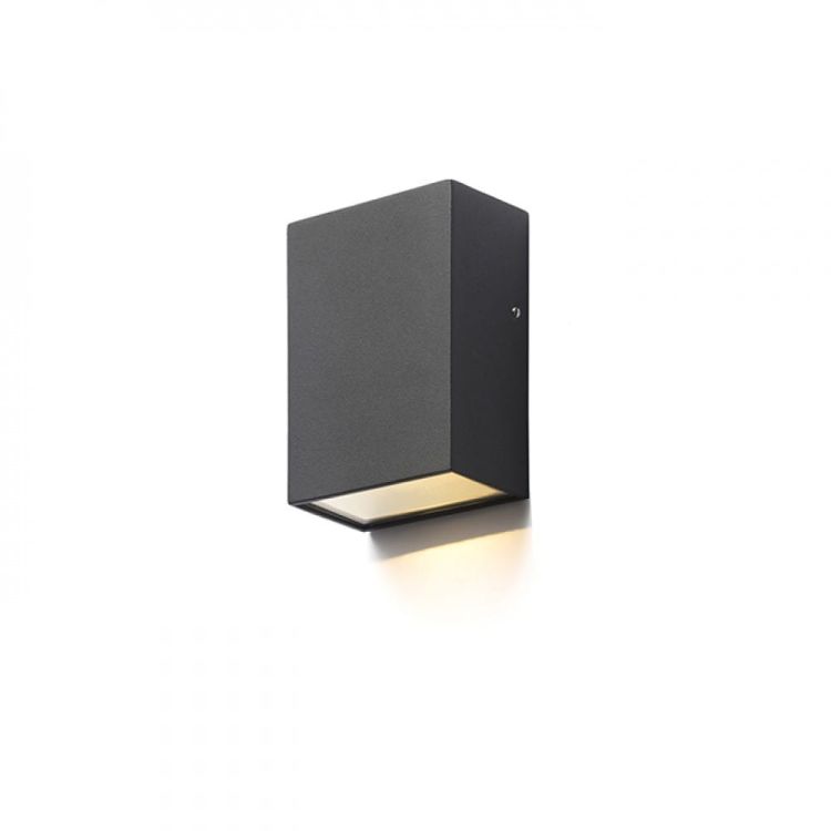 PEKKO ścienna czarna  230V LED 3W 67° IP54  3000K