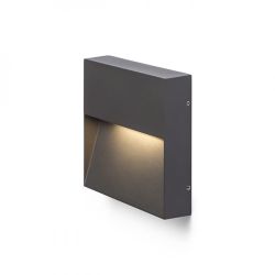 AQILA SQ ścienna antracyt  230V LED 6W IP54  3000K