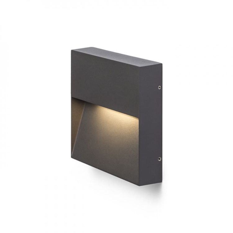 AQILA SQ ścienna antracyt  230V LED 6W IP54  3000K