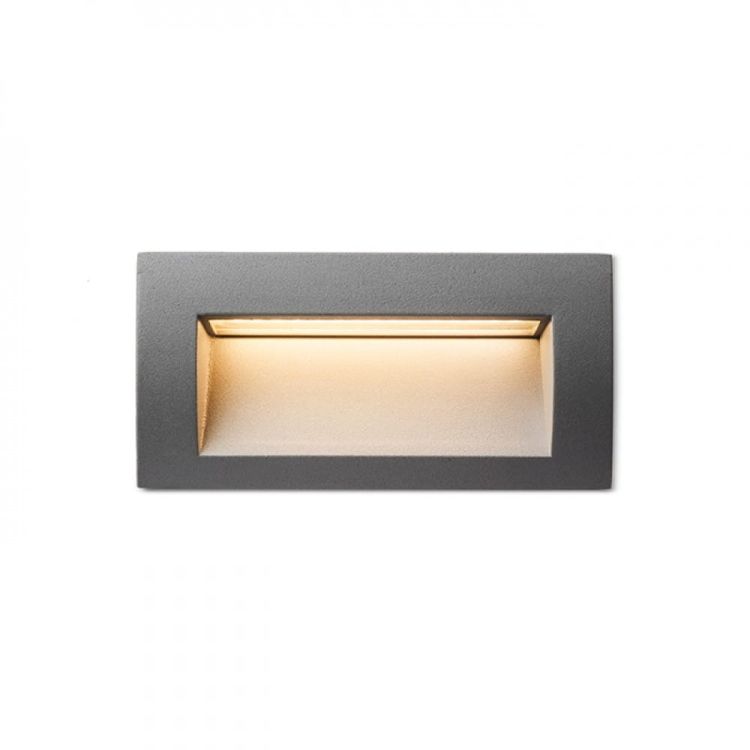 GORDIQ L wpuszczana antracyt  230V LED 3W IP65  3000K