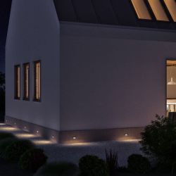 GORDIQ L wpuszczana antracyt  230V LED 3W IP65  3000K