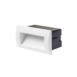 GORDIQ L wpuszczana biała  230V LED 3W IP65  3000K