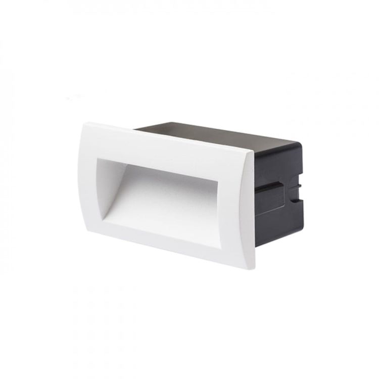 GORDIQ L wpuszczana biała  230V LED 3W IP65  3000K