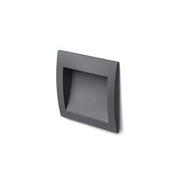 GORDIQ M wpuszczana antracyt  230V LED 3W IP65  3000K