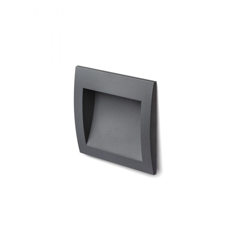 GORDIQ M wpuszczana antracyt  230V LED 3W IP65  3000K