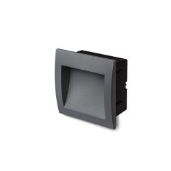 GORDIQ M wpuszczana antracyt  230V LED 3W IP65  3000K