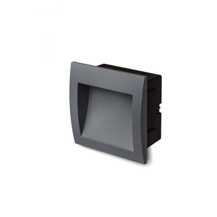 GORDIQ M wpuszczana antracyt  230V LED 3W IP65  3000K