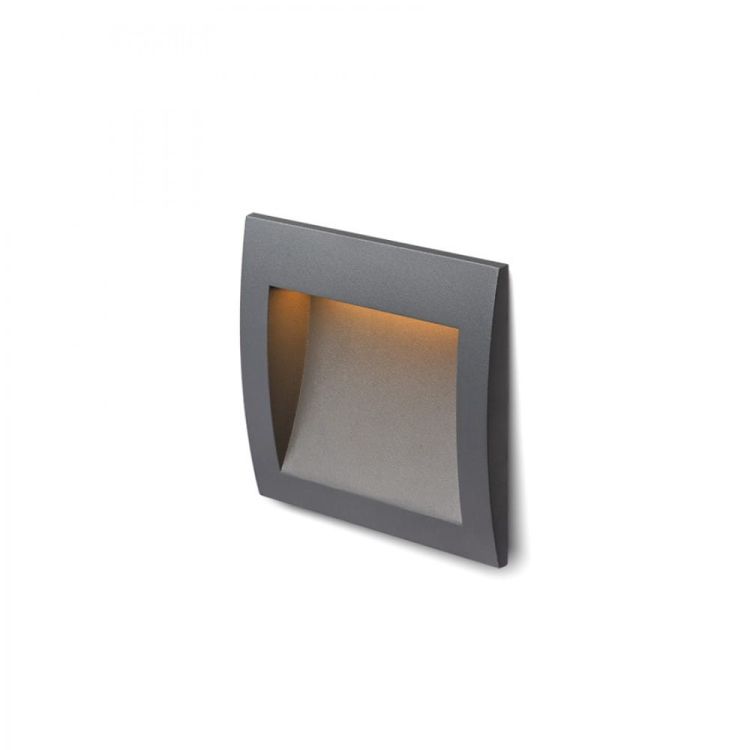 GORDIQ M wpuszczana antracyt  230V LED 3W IP65  3000K