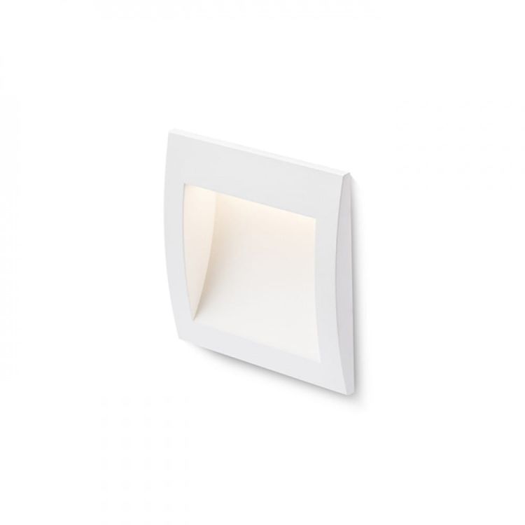 GORDIQ M wpuszczana biała  230V LED 3W IP65  3000K