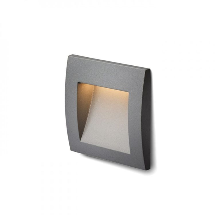GORDIQ S wpuszczana antracyt  230V LED 1.5W IP65  3000K