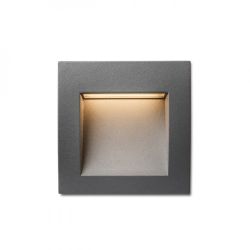 GORDIQ S wpuszczana antracyt  230V LED 1.5W IP65  3000K