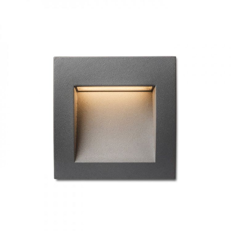 GORDIQ S wpuszczana antracyt  230V LED 1.5W IP65  3000K