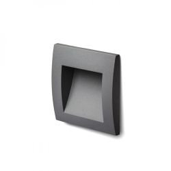 GORDIQ S wpuszczana antracyt  230V LED 1.5W IP65  3000K