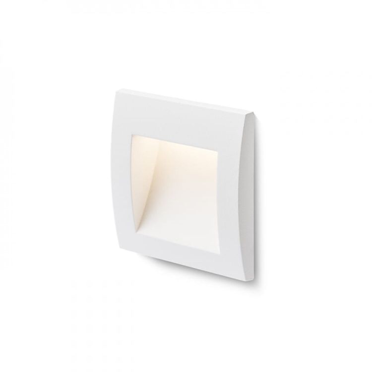 GORDIQ S wpuszczana biała  230V LED 1.5W IP65  3000K