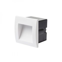GORDIQ S wpuszczana biała  230V LED 1.5W IP65  3000K