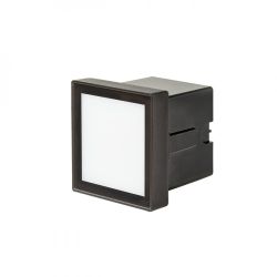 DEJAVU SQ 9 wpuszczana czarna  230V LED 3.5W IP65  3000K
