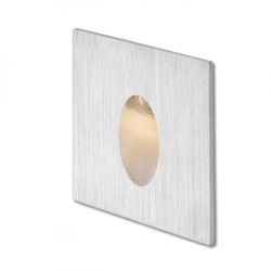 ELICA SQ wpuszczana  aluminium szczotkowane 230V LED 3W IP54  3000K