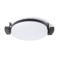 COIMBRA wpuszczana czarna  230V LED 24W  3000K