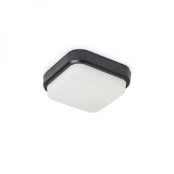 TARIS SQ 17 natynkowa czarna plastik 230V LED 8W IP54  3000K