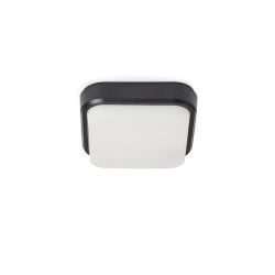 TARIS SQ 17 natynkowa czarna plastik 230V LED 8W IP54  3000K