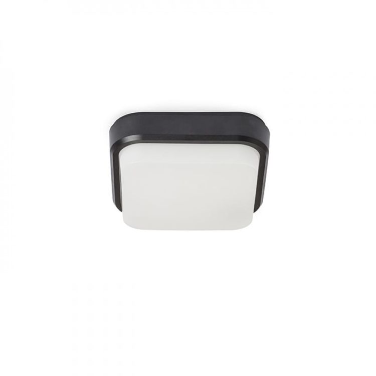 TARIS SQ 17 natynkowa czarna plastik 230V LED 8W IP54  3000K