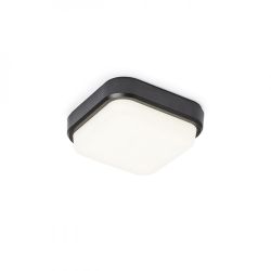 TARIS SQ 17 natynkowa czarna plastik 230V LED 8W IP54  3000K