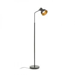 ROSITA podłogowa czarna/złota  230V E27 12W