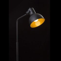 ROSITA podłogowa czarna/złota  230V E27 12W