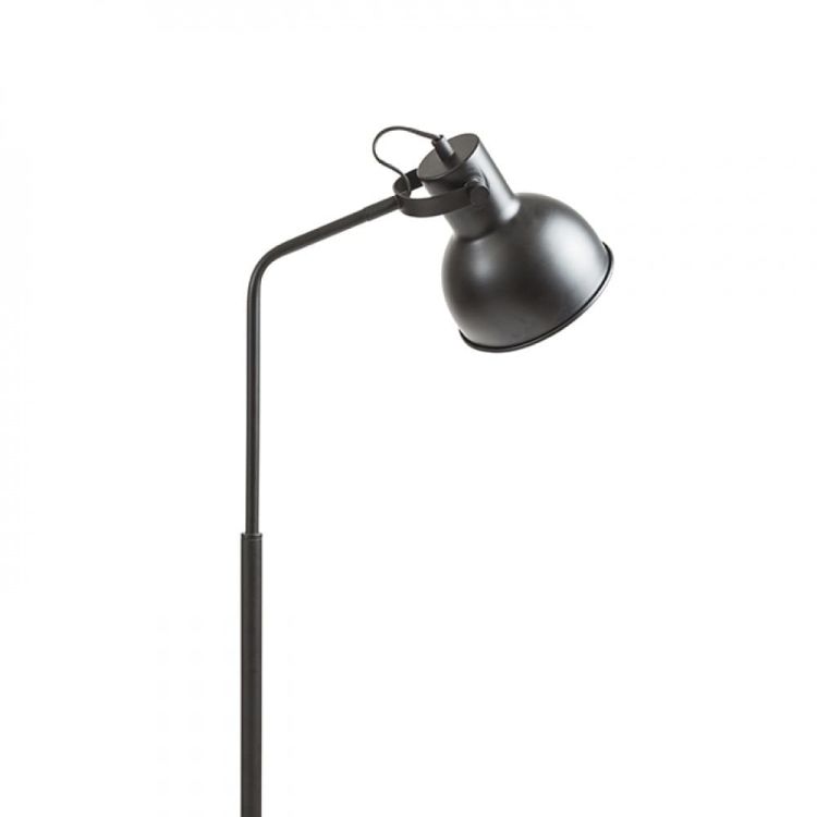 ROSITA podłogowa czarna/złota  230V E27 12W