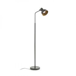 ROSITA podłogowa czarna/złota  230V E27 12W