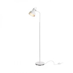 ROSITA podłogowa biała/srebrno-szara  230V E27 12W