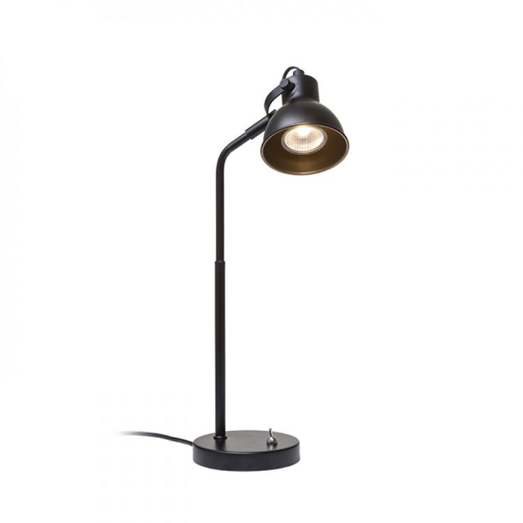 ROSITA stołowa czarna/złota  230V LED GU10 9W