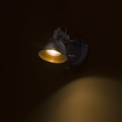 ROSITA I ścienna czarna/złota  230V LED GU10 9W