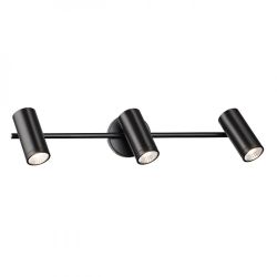 BOGARD III ścienna czarna matowa   230V LED 3x5W 40°  3000K