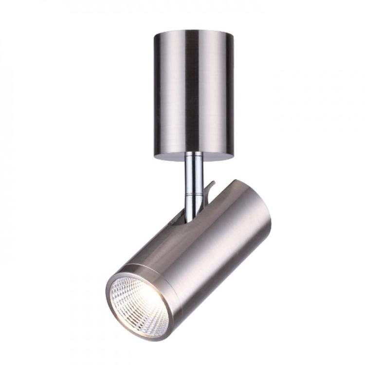 BOGARD sufitowa  nikiel mat 230V LED 5W 40°  3000K