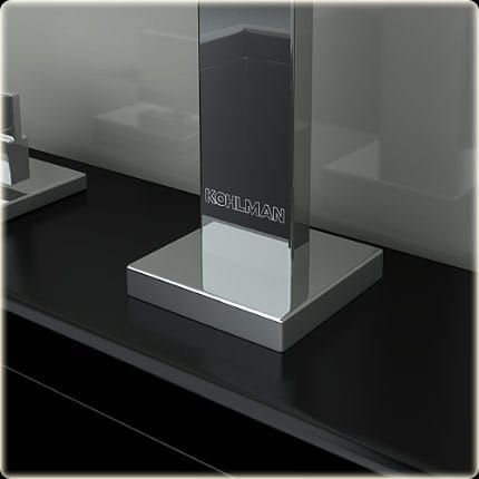 Bateria umywalkowa 3-otworowa Kohlman Axis QB202N chrom 