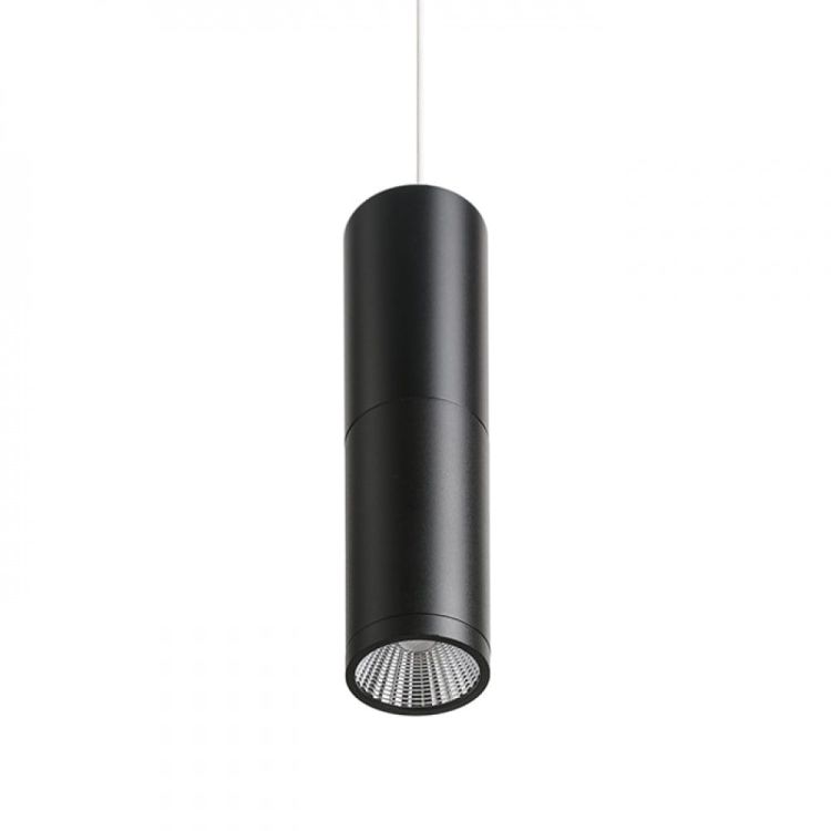 BOGARD wisząca czarna matowa   230V LED 5W 40°  3000K
