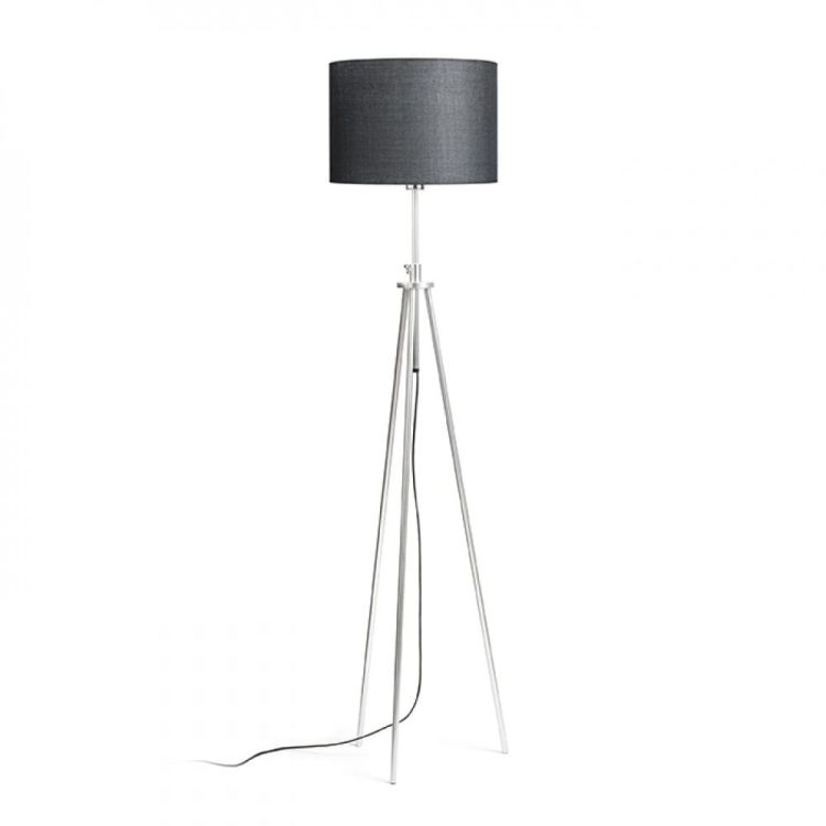 GARDETTE podłogowa czarna aluminium 230V E27 42W