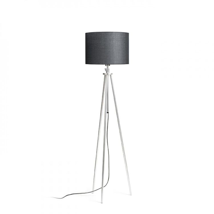 GARDETTE podłogowa czarna aluminium 230V E27 42W