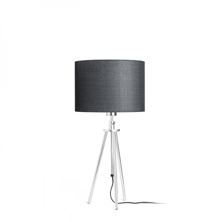 GARDETTE stołowa czarna aluminium 230V E27 42W
