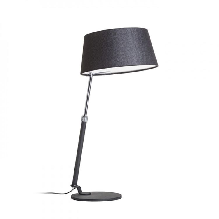 RITZY stołowa czarna chrom 230V E27 42W