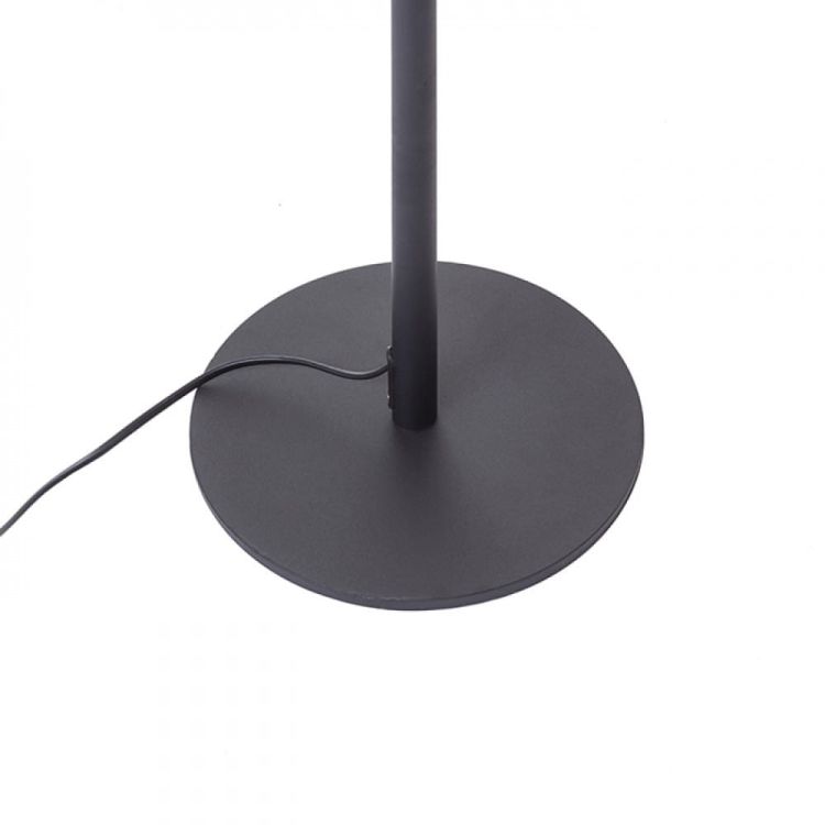 ESPLANADE podłogowa przezroczysta czarna/biała chrom 230V E27 42W