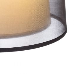 ESPLANADE podłogowa przezroczysta czarna/biała chrom 230V E27 42W