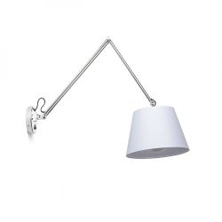 ASHLEY ścienna biała chrom 230V E27 42W