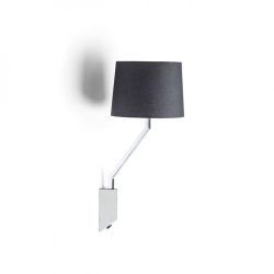 SHARP ścienna czarna chrom 230V E27 42W