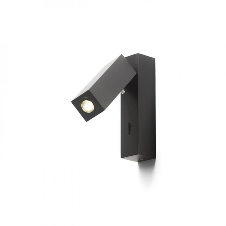 FADO I ścienna czarna  230V LED 3W 45°  4000K