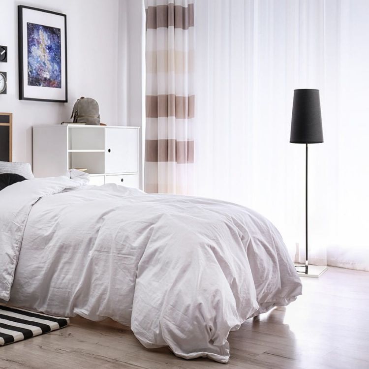 LULU podłogowa czarna chrom 230V E27 28W